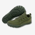 Chaussures de marche homme pour pieds larges, antidérapantes, vert