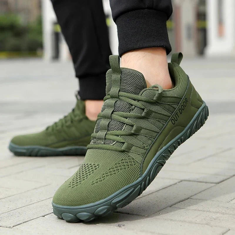 Chaussures de marche homme pour pieds larges, antidérapantes