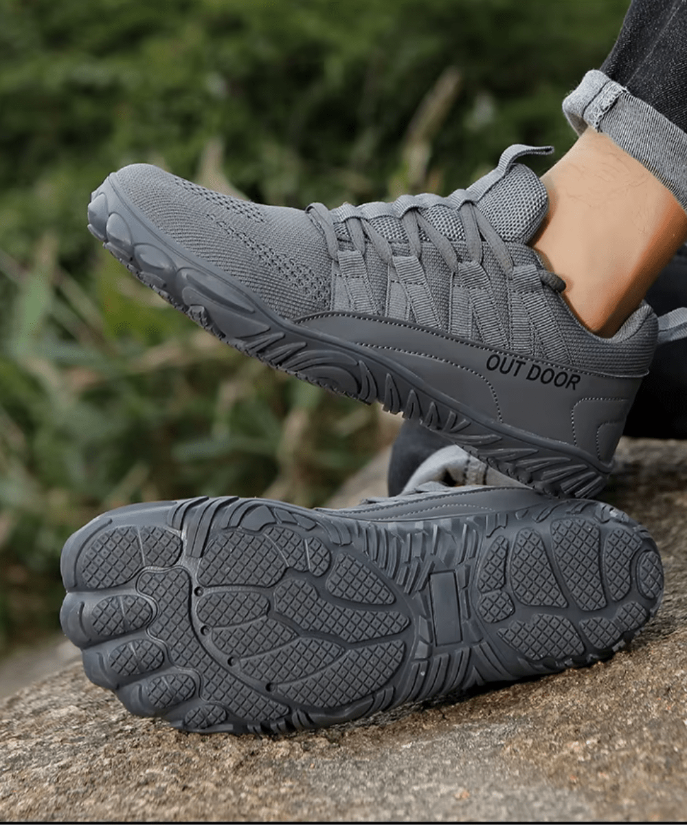 Chaussures de marche homme pour pieds larges, antidérapantes