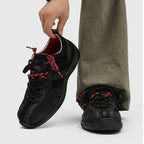 Chaussures de marche homme légères à semelle souple, noir