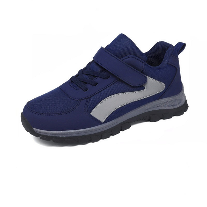 Chaussures de marche mixtes, semelle caoutchouc et EVA antidérapante, bleu