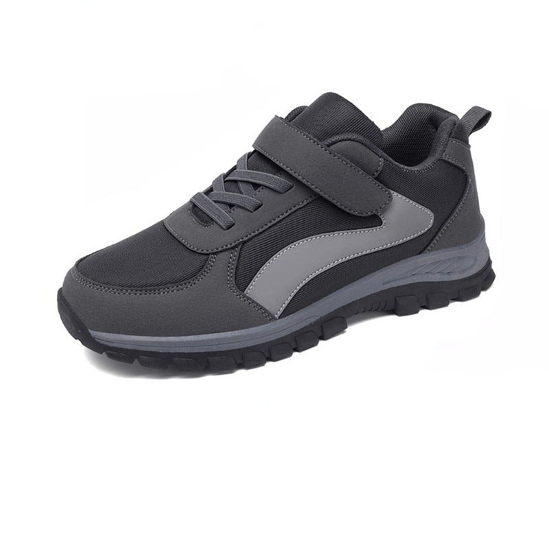 Chaussures de marche mixtes, semelle caoutchouc et EVA antidérapante, gris