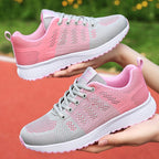 Chaussures de marche femme à enfiler, tige à la cheville