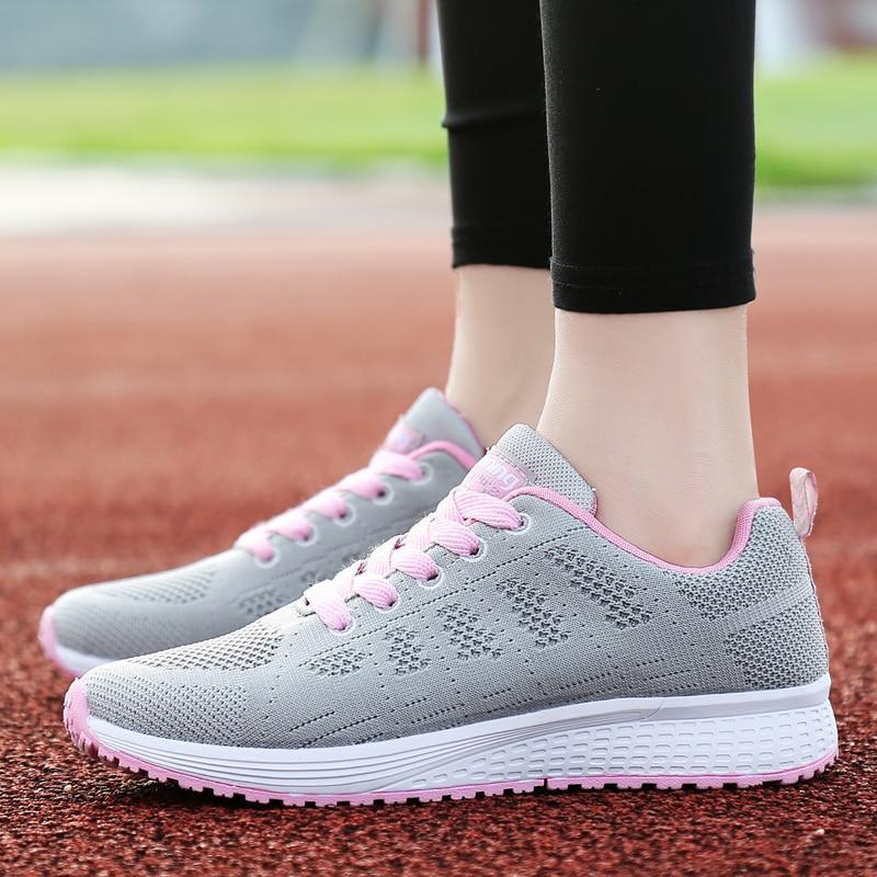 Chaussures de marche femme à enfiler, tige à la cheville