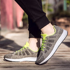 Chaussures de marche femme à enfiler, tige à la cheville, vert