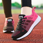Chaussures de marche femme à enfiler, tige à la cheville