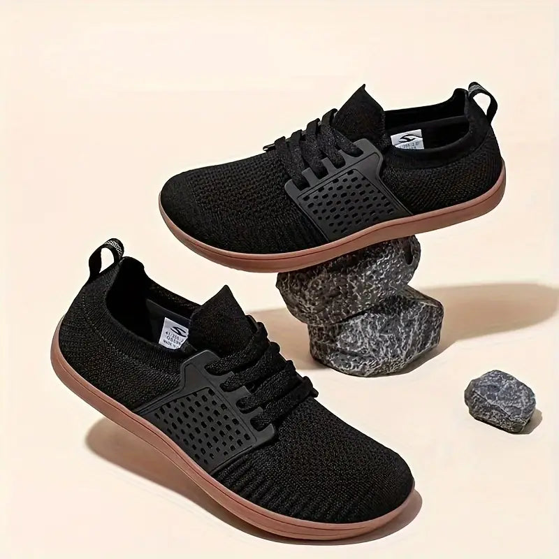 Chaussures minimalistes homme forme large, pour la marche