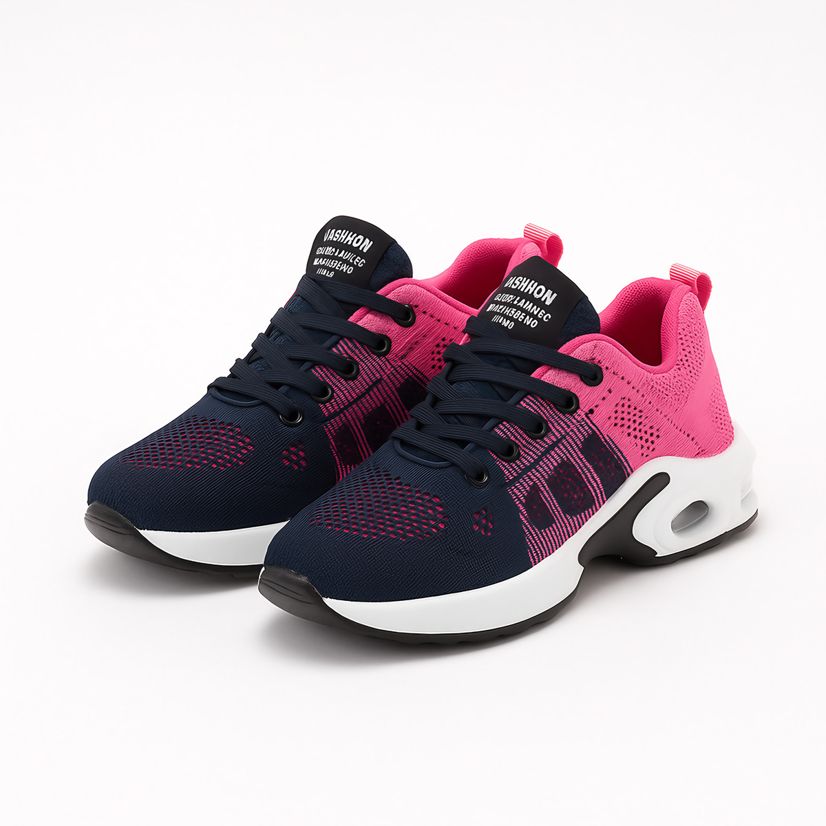 Chaussures orthopédiques de marche femme à enfiler, sept coloris, rose