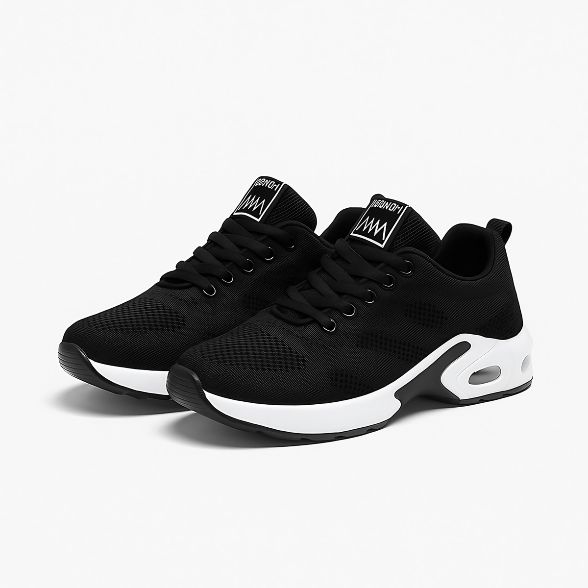 Chaussures orthopédiques de marche femme à enfiler, sept coloris, noir