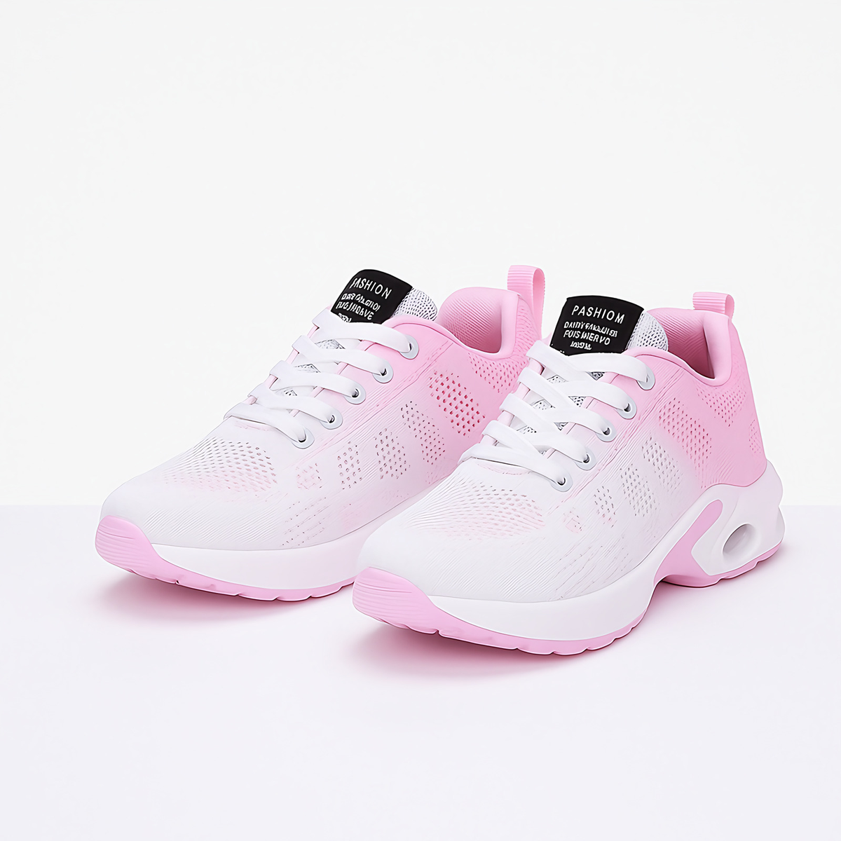 Chaussures orthopédiques de marche femme à enfiler, sept coloris, rose clair