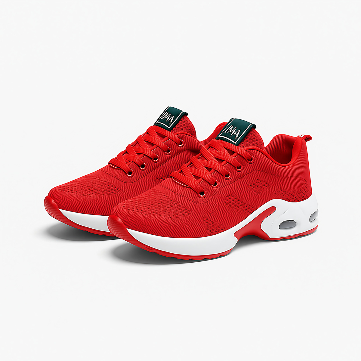 Chaussures orthopédiques de marche femme à enfiler, sept coloris, rouge
