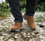 Chaussures orthopédiques homme de marche, semelle antidérapante