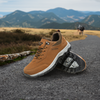 Chaussures orthopédiques homme de marche, semelle antidérapante