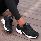 Chaussures orthopédiques de marche femme à enfiler, six coloris, noir