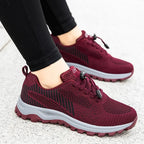 Chaussures de marche mixtes, semelle caoutchouc et EVA, à lacets