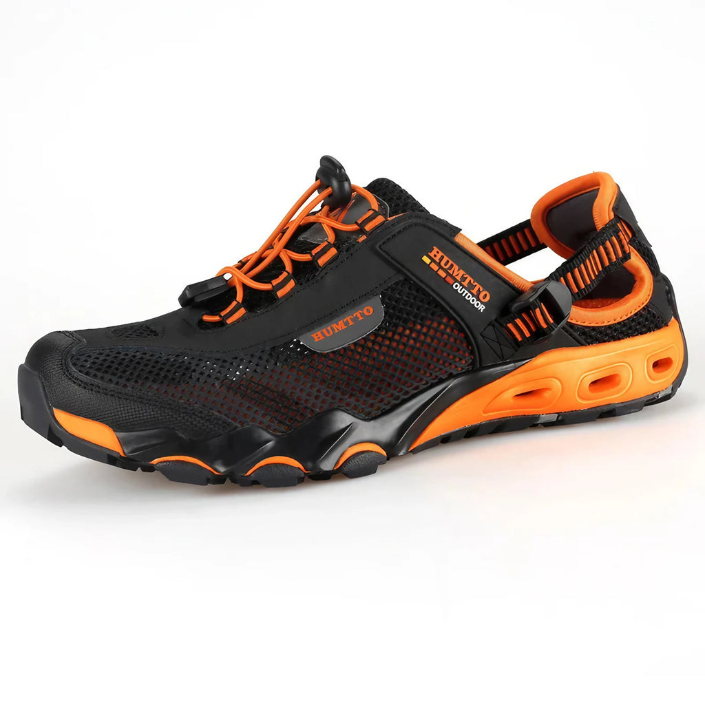 Chaussures aquatiques de randonnée mixtes, séchage rapide, noir