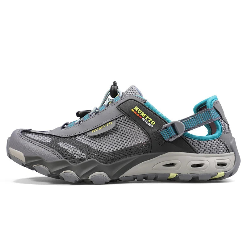 Chaussures aquatiques de randonnée mixtes, séchage rapide, bleu