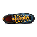Chaussures de randonnée homme, semelle crantée, jaune ou rouge