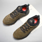 Chaussures de randonnée homme en cuir suédé, semelle antidérapante