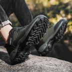 Chaussures de randonnée homme imperméables à lacets, motif étoilé