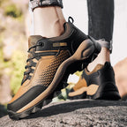 Chaussures de randonnée homme imperméables à lacets, motif étoilé