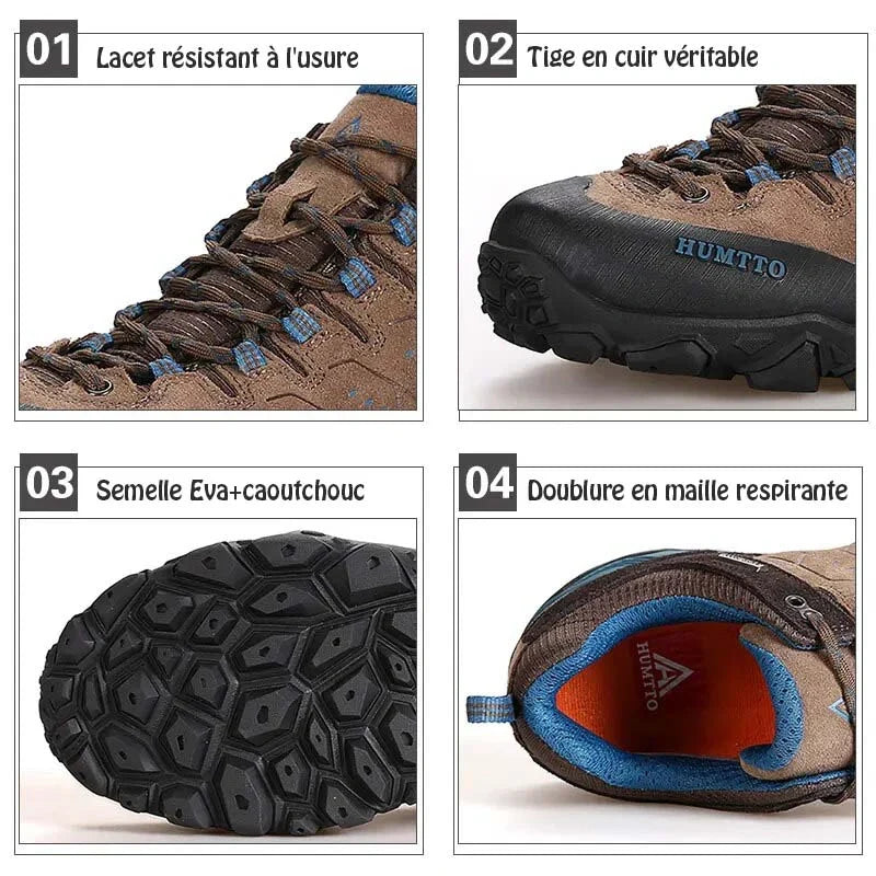 Chaussures de randonnée homme imperméables, du 39 au 45