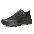 Chaussures de randonnée homme à molette, imperméables, noir