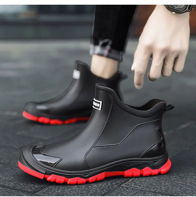 Chaussures de randonnée homme étanches, sans lacets