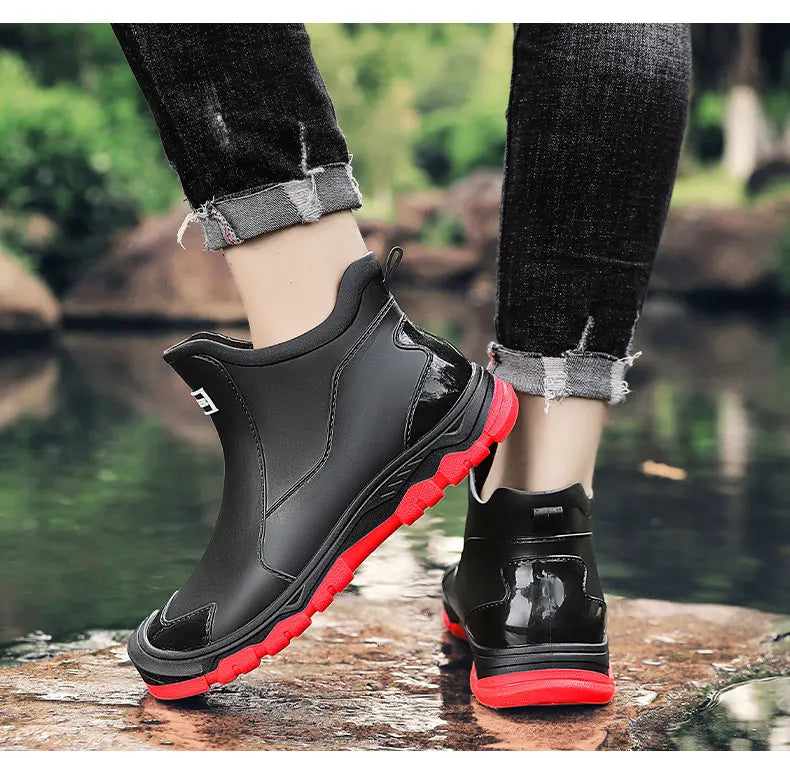 Chaussures de randonnée homme étanches, sans lacets