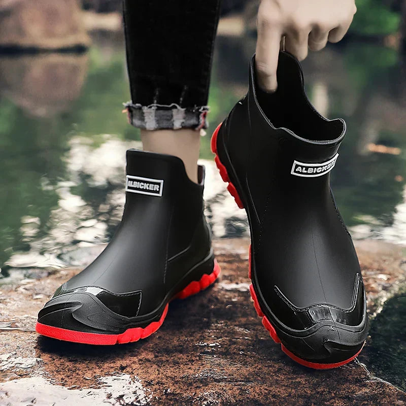 Chaussures de randonnée homme étanches, sans lacets