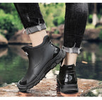 Chaussures de randonnée homme étanches, sans lacets