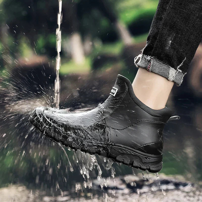 Chaussures de randonnée homme étanches, sans lacets