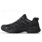 Chaussures de randonnée homme légères, laçage rapide, noir