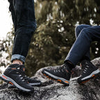 Chaussures de randonnée montantes mixtes, semelle en caoutchouc