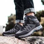 Chaussures de randonnée montantes mixtes, semelle en caoutchouc
