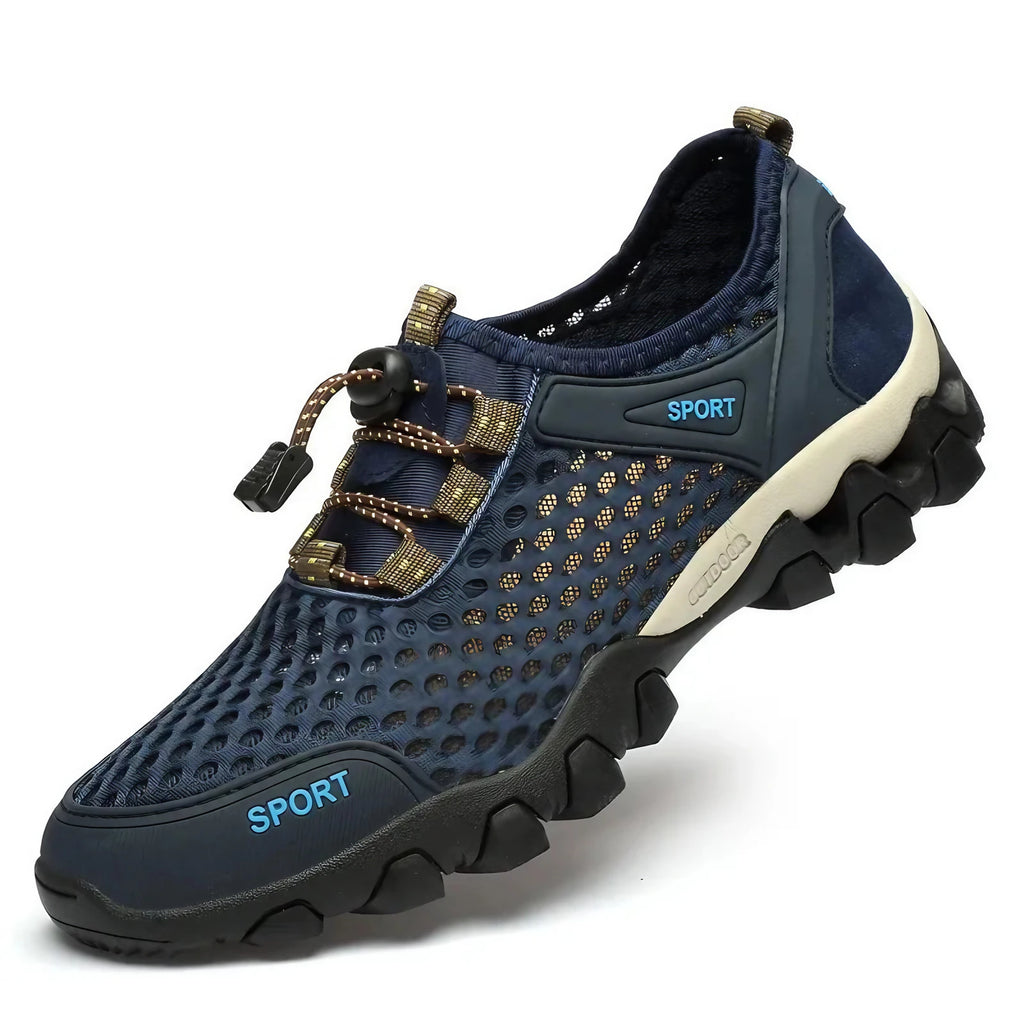 Chaussures pieds nus de randonnée en maille, mixtes, 39 au 46, bleu
