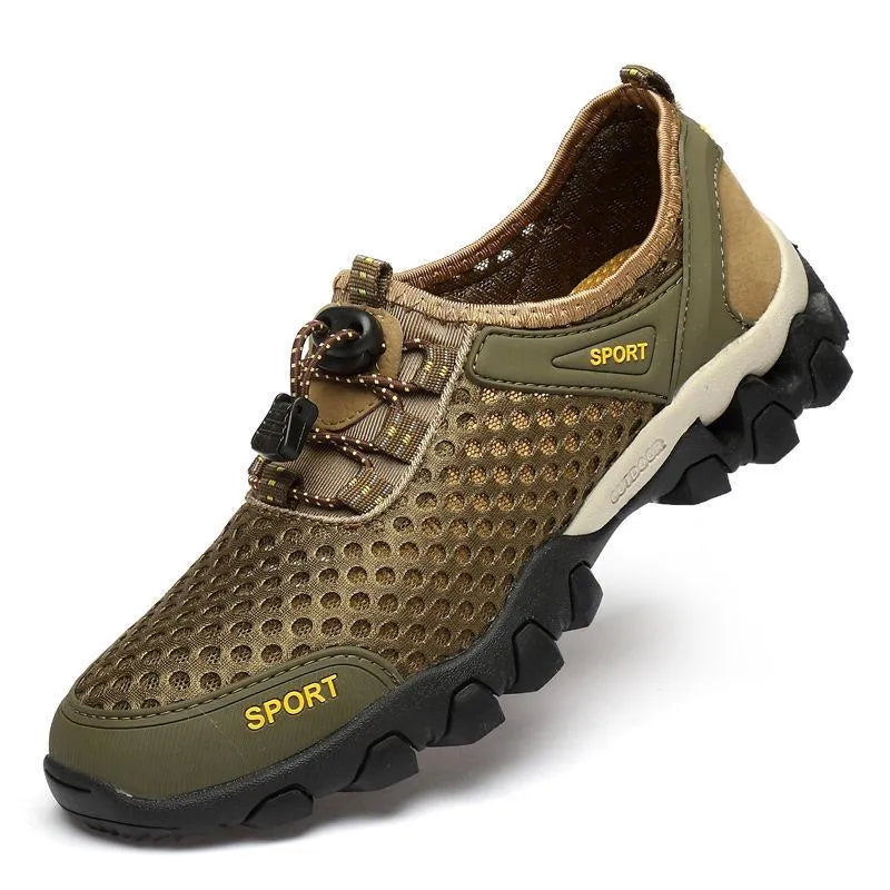 Chaussures pieds nus de randonnée en maille, mixtes, 39 au 46, bleu