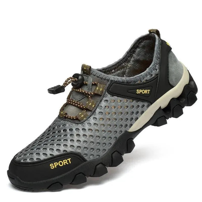Chaussures pieds nus de randonnée en maille, mixtes, 39 au 46, gris