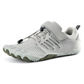 Chaussures pieds nus de randonnée mixtes, tige en maille, gris