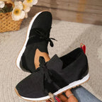 Chaussures de randonnée femme à tige en filet, légères, noir