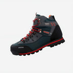 Chaussures de randonnée homme imperméables, semelle antidérapante, rouge