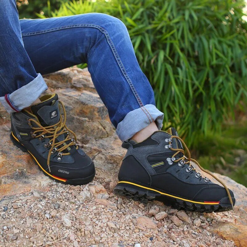 Chaussures de randonnée homme imperméables, semelle antidérapante