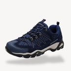 Chaussures de randonnée femme imperméables, semelle antidérapante, bleu foncé
