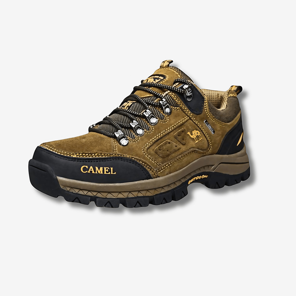 Chaussures de randonnée homme imperméables, semelle antidérapante, kaki