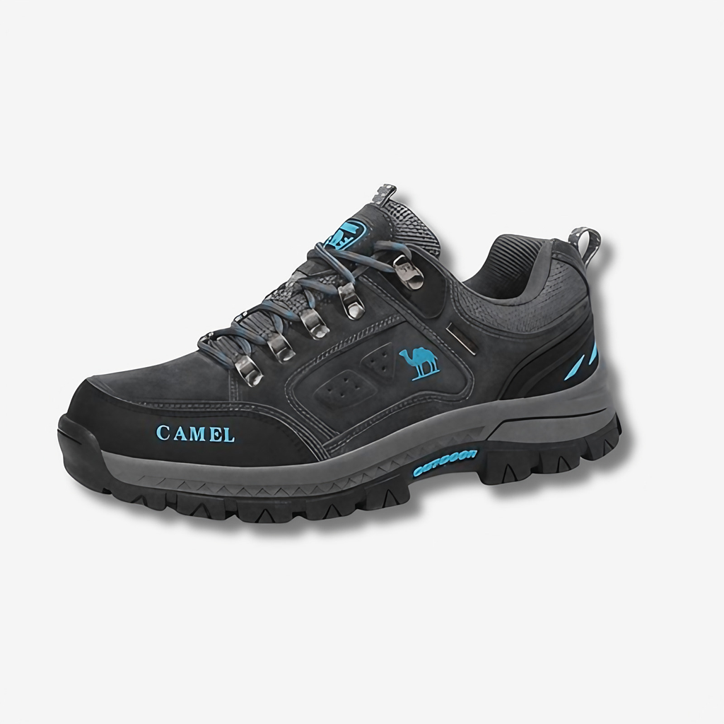 Chaussures de randonnée homme imperméables, semelle antidérapante, gris