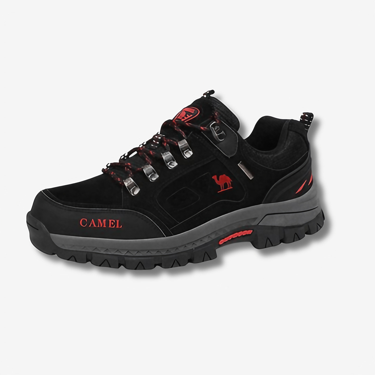 Chaussures de randonnée homme imperméables, semelle antidérapante, noir