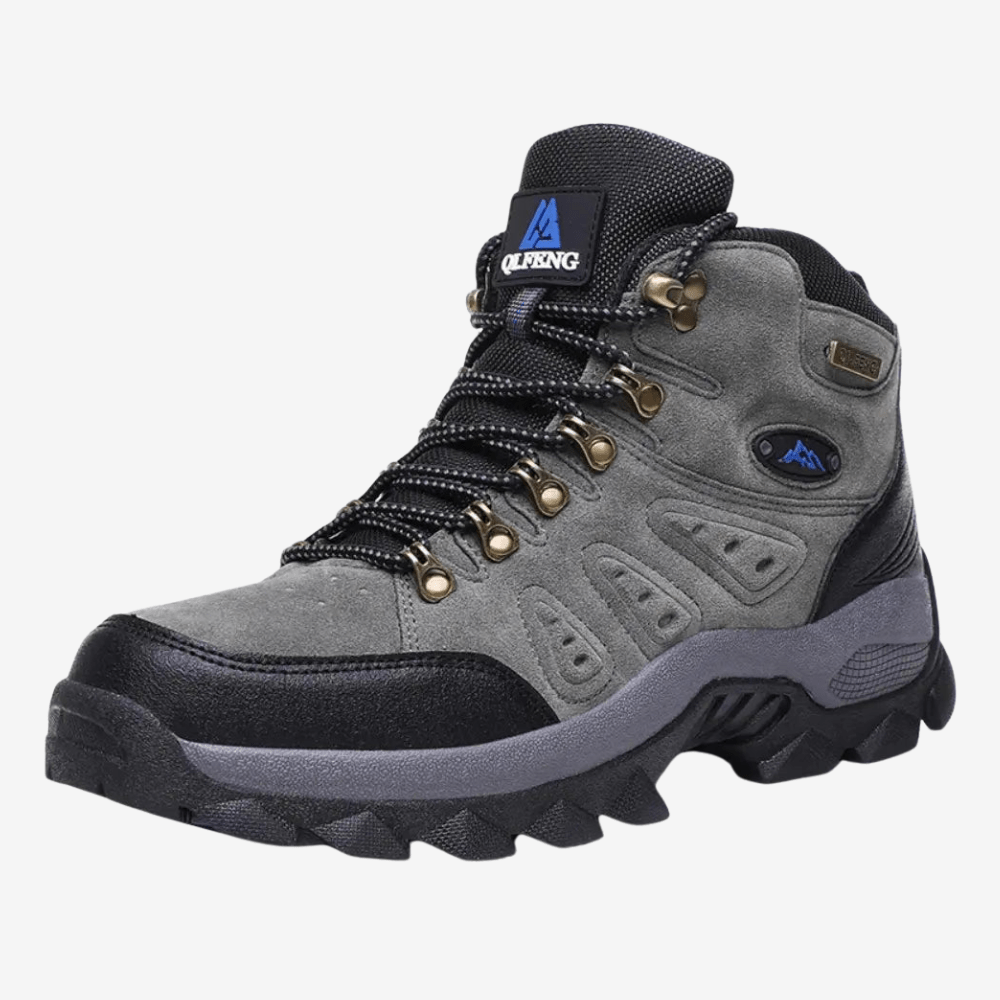 Chaussures de randonnée homme imperméables, semelle antidérapante, gris