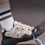 Chaussures de sécurité femme, embout acier, serrage sans lacets