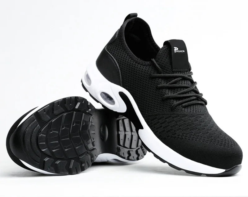 Chaussures de sécurité homme à embout acier, semelle anti-perforation