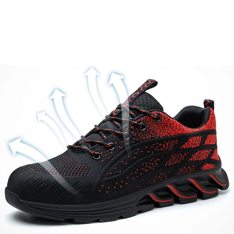 Chaussures de sécurité légères mixtes, embout acier, 36 au 48